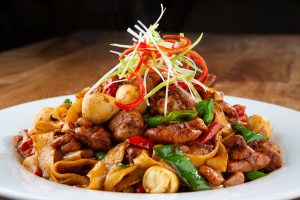 95-Acılı Tavuk Makarna Kavurması